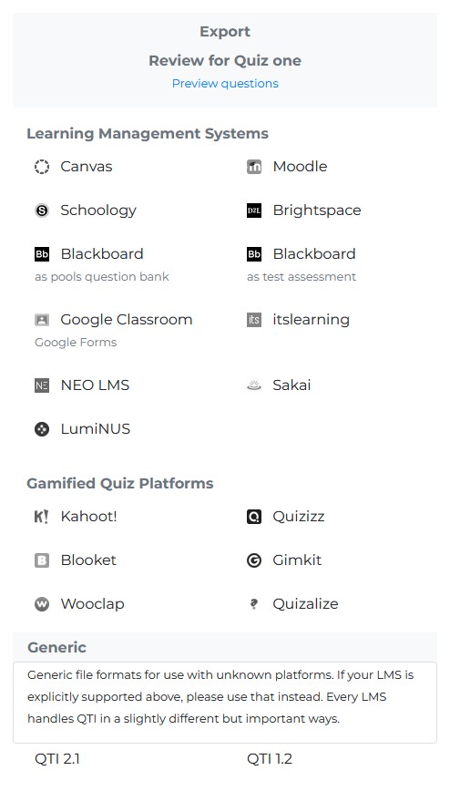 getmarked digitaliser export targets