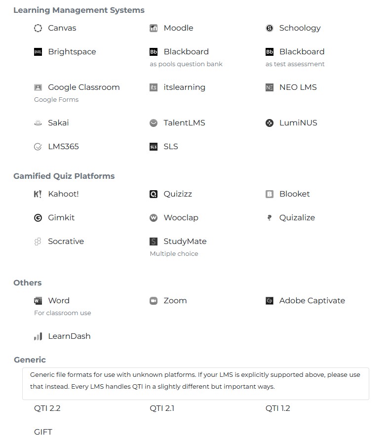 getmarked digitaliser export targets