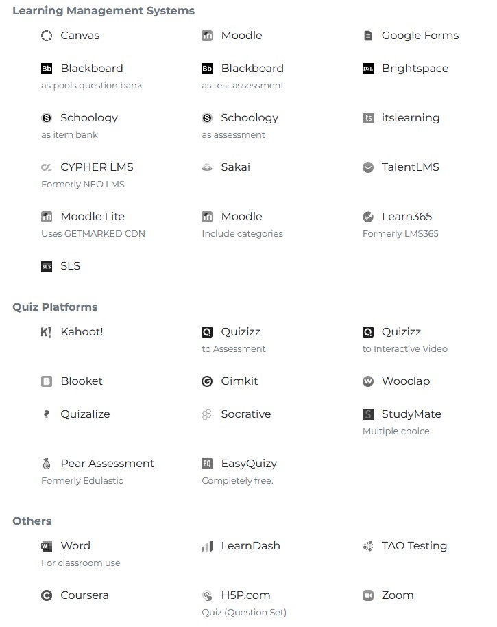 export menu in getmarked digitaliser