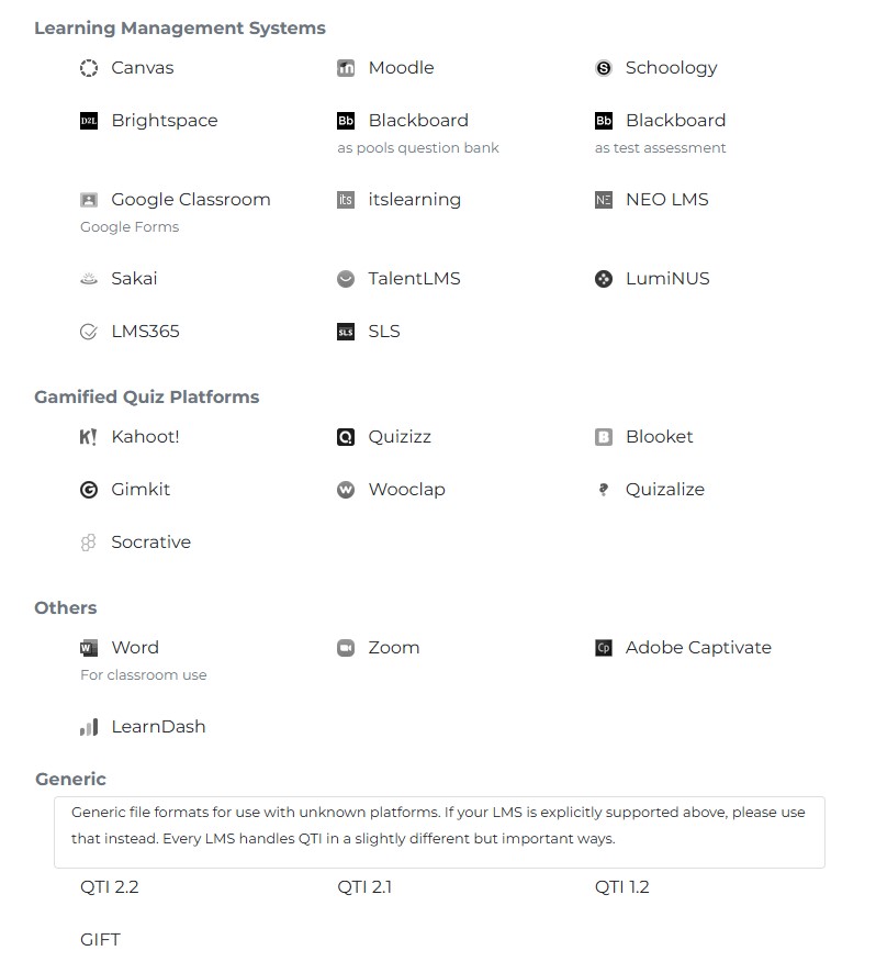 export menu in getmarked digitaliser