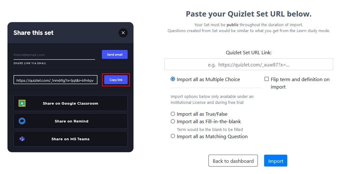Quizlet Login